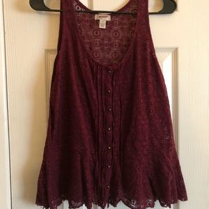 Arizona Jean Company Lace Tank